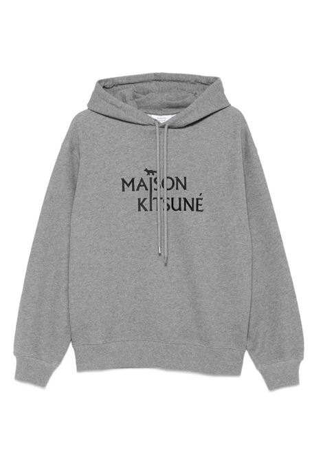 mk pillar comfort hoodie man grey MAISON KITSUNÉ | PM00701KM0341H131
